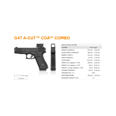 Pistolet GLOCK 47 FS A-CUT COMBO AIMPOINT COA