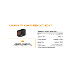 Pistolet GLOCK 47 FS A-CUT COMBO AIMPOINT COA