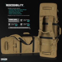 Savior Specialist Double Rifle Bag 36"/42"/46"