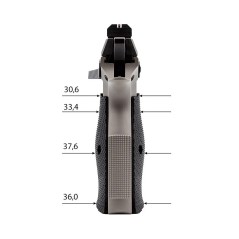 Eemann Tech 3D Serrated Plastic Grips for CZ Shadow 1/2