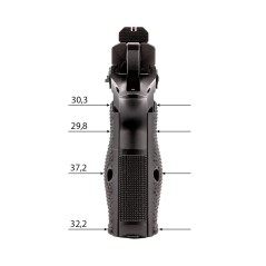 Eemann Tech 3D Serrated Plastic Grips for CZ Shadow 2 Compact